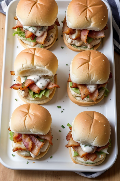 easy family recipes chicken bacon ranch sliders