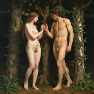 pictures of adam and eve