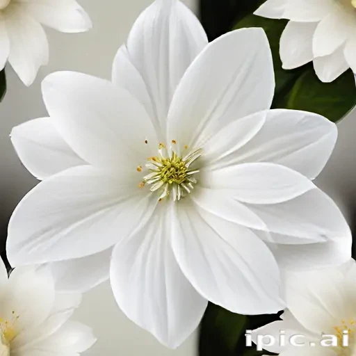 white flower transparent
