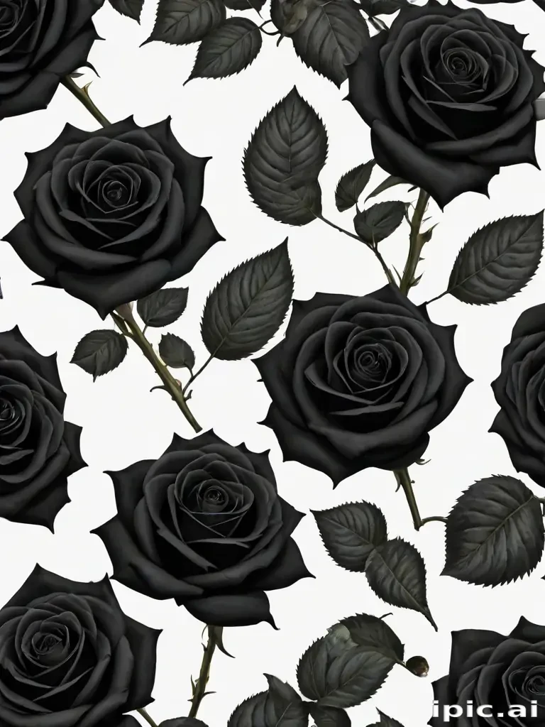 black roses background