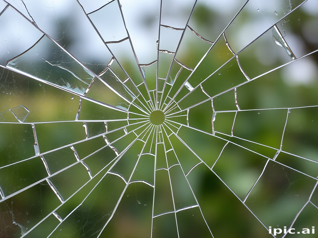 wallpaper broken glass