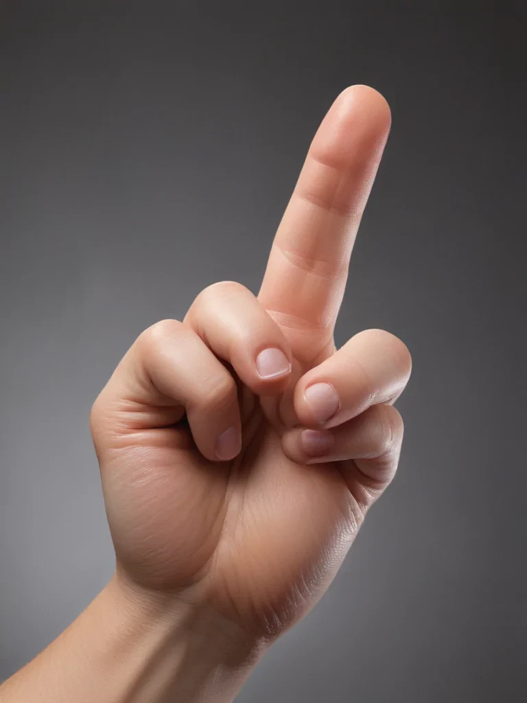 finger pointing png
