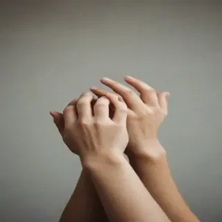 hands reaching