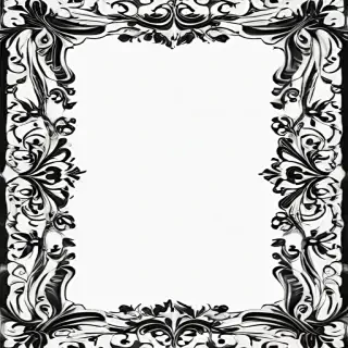 border clip art black and white