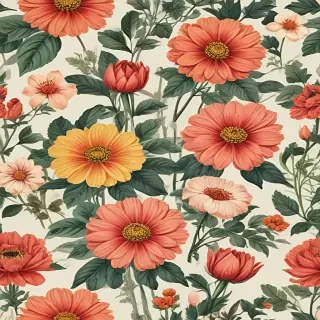 vintage flower illustration