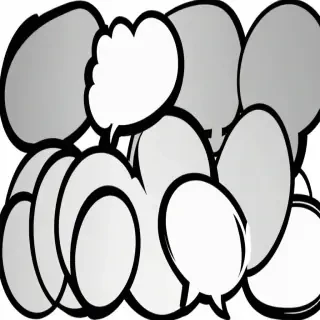 speech bubble clip art