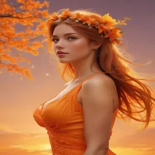 pretty orange backgrounds