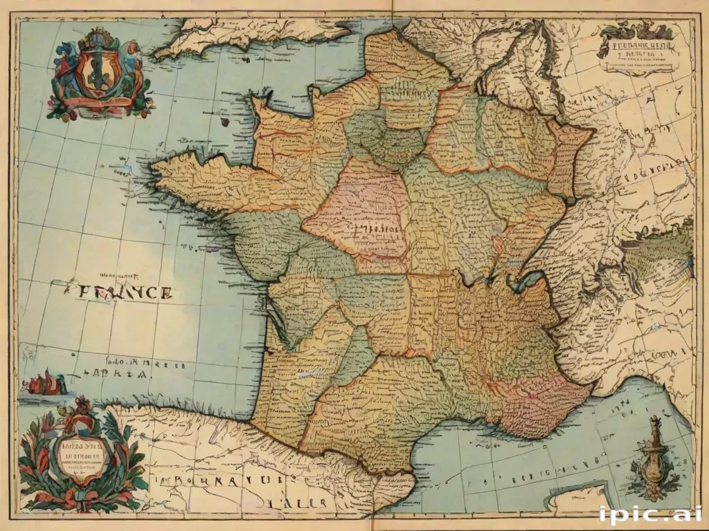 map of france