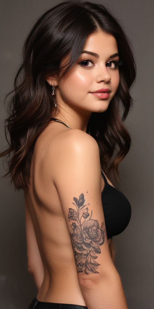 selena gomez hip tattoo