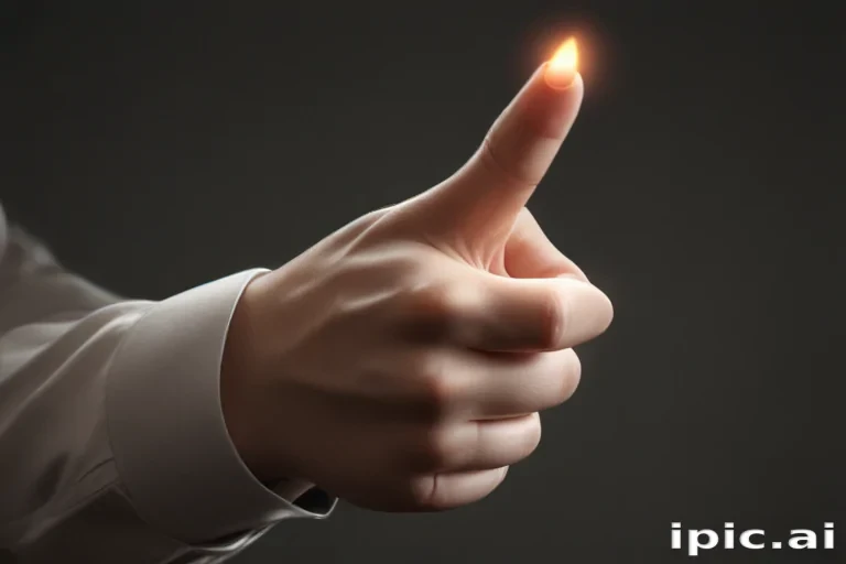 pointing finger png