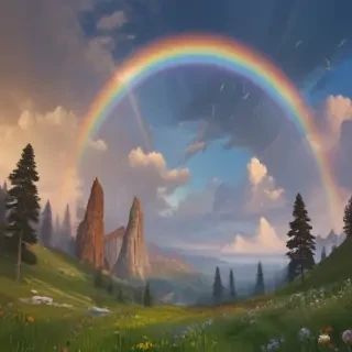 cute rainbow wallpaper