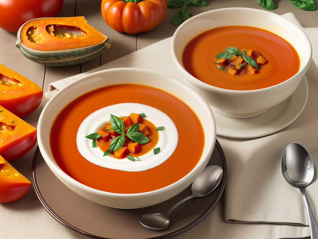 tomato soup with butternut squash