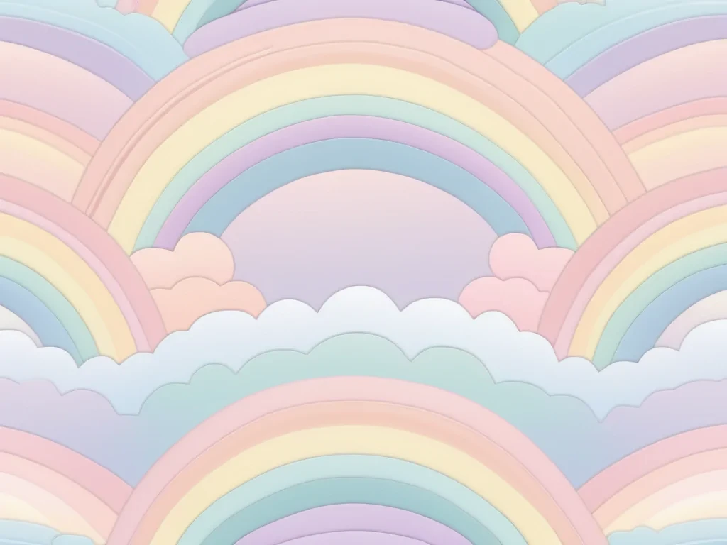 pastel rainbow wallpaper