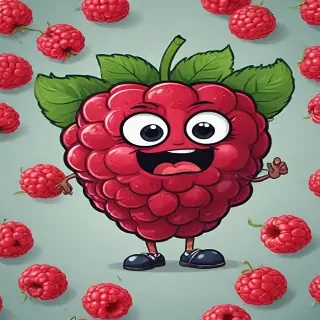 raspberry cartoon