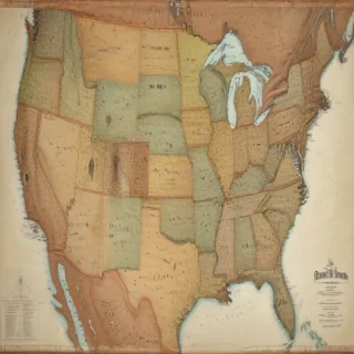united states of america map