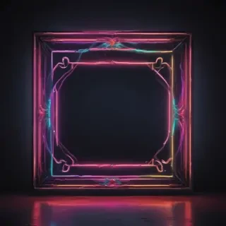 neon frame
