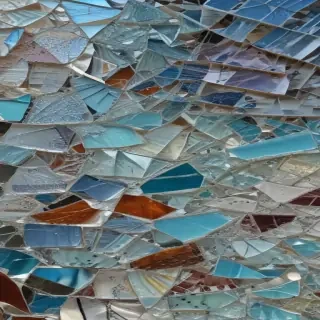 broken glass overlay