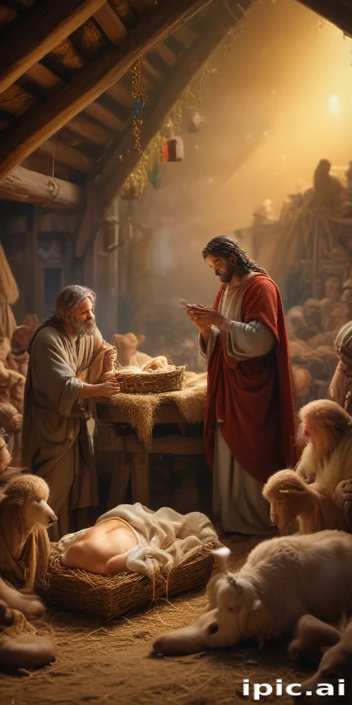 manger scene images free