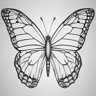 butterfly png outline