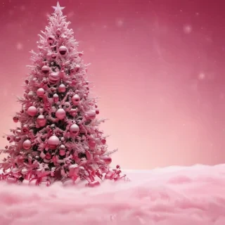 christmas background pink