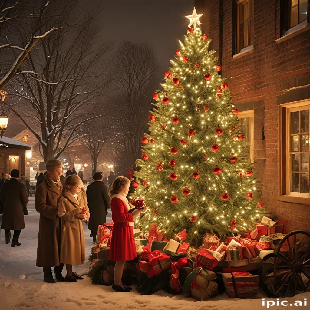 old fashioned christmas pictures