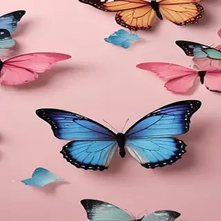 aesthetic butterfly background