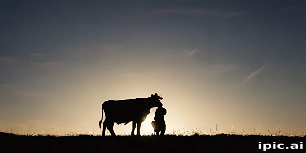cow silhouette