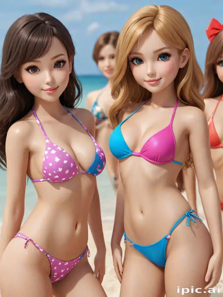 ai little bikini girls
