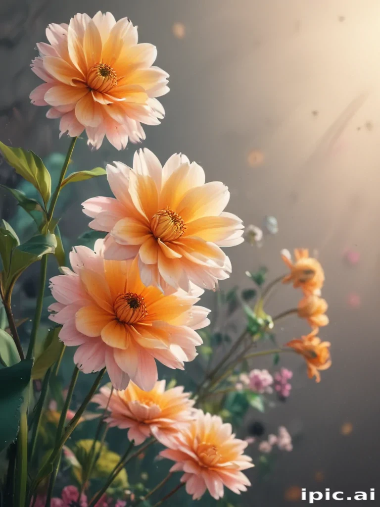 cartoon flowers aesthetic