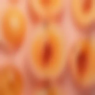 peach background aesthetic