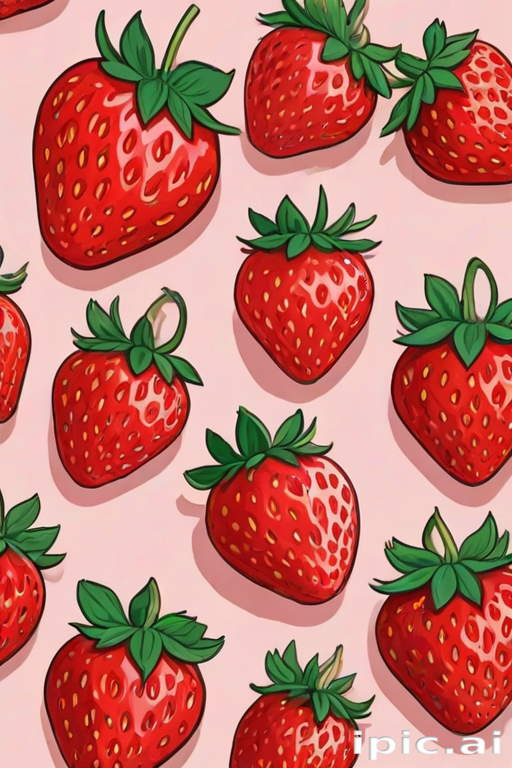 strawberry wallpaper aesthetic
