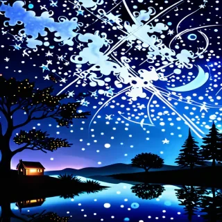 starry nights wallpaper