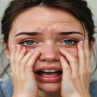 picture of someone crying