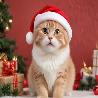 merry christmas cats images