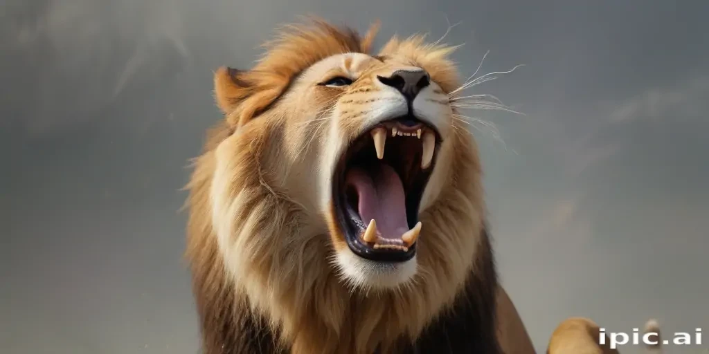 lion roar png