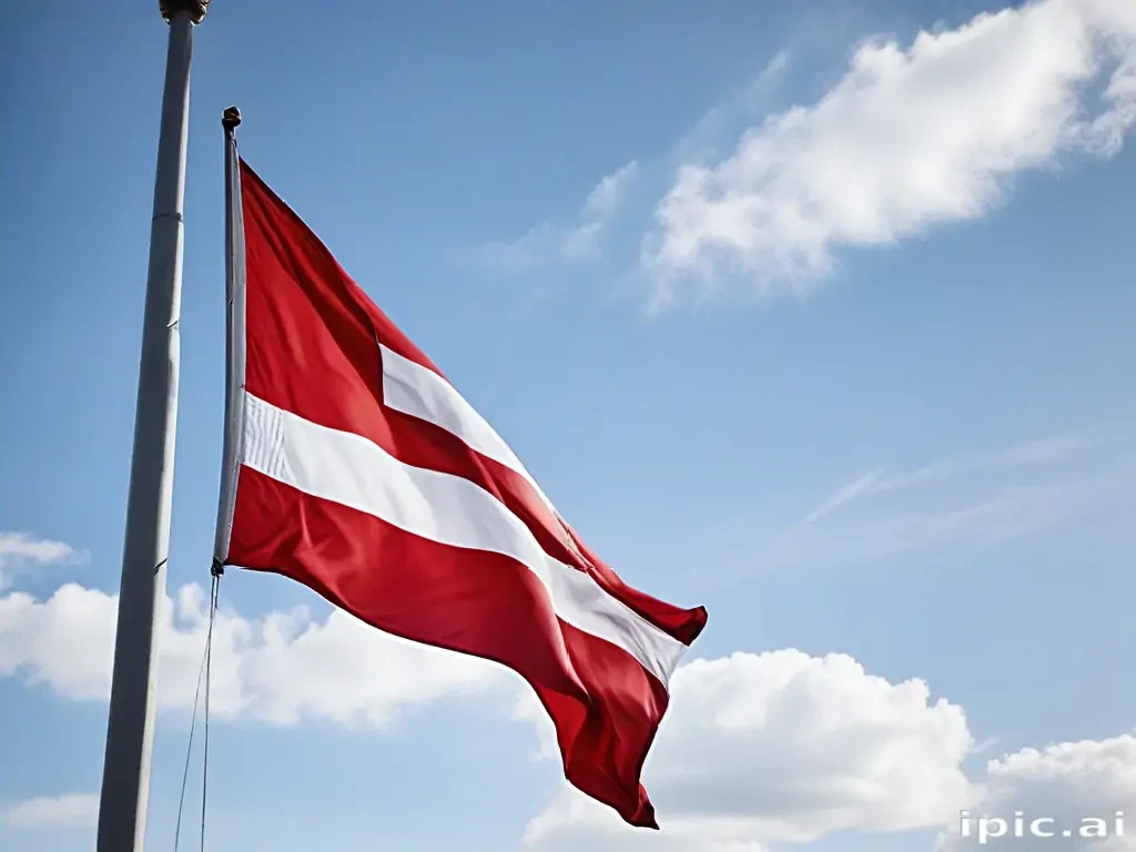 red and white flag