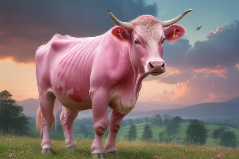 pink cow wallpaper