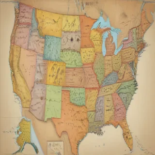 usa map states