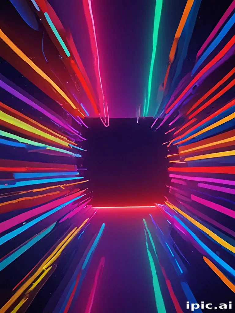 neon color background