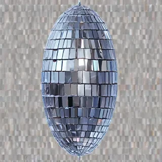 transparent background disco ball png