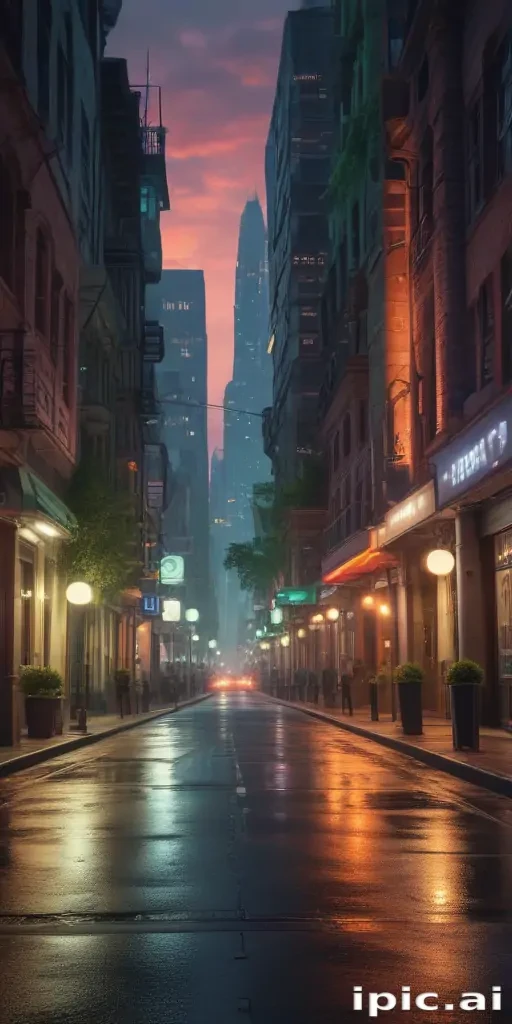 city street background