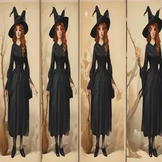 vintage witch images