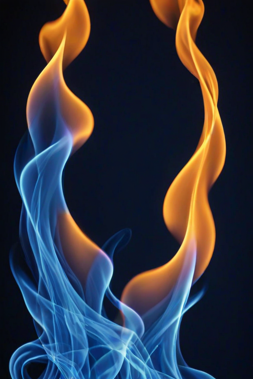 blue flame background
