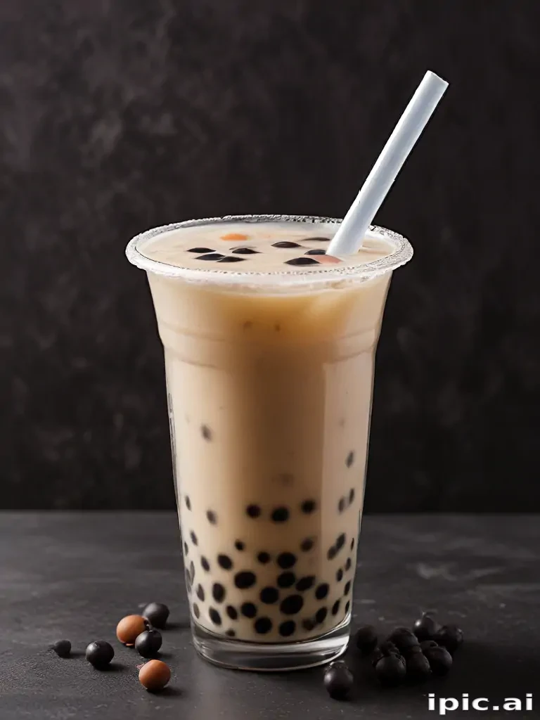 boba tea background