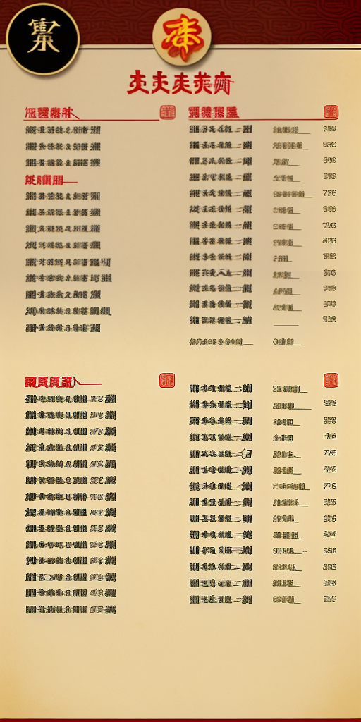 general on a chinese menu