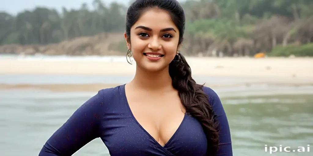 keerthy suresh in bikini