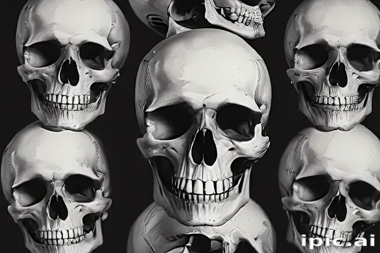 skull background