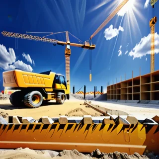 construction site background