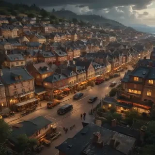 town background
