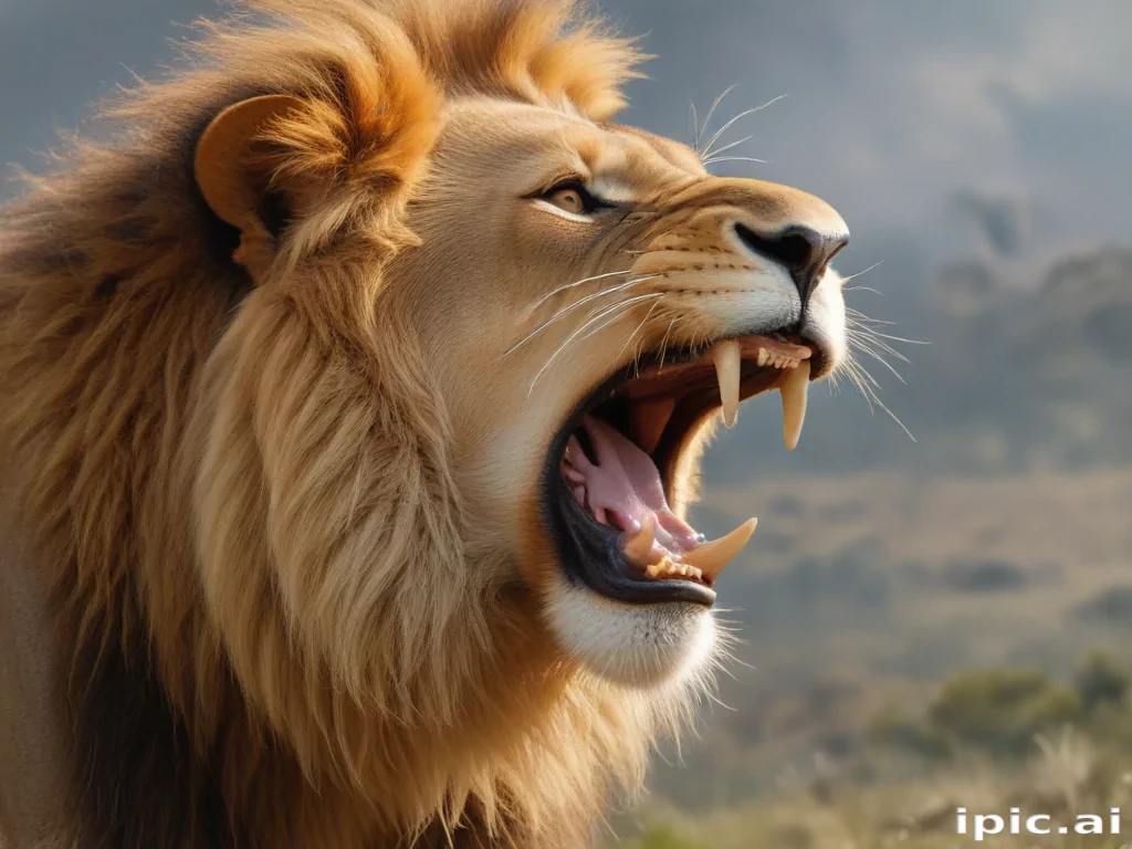 lion roar png